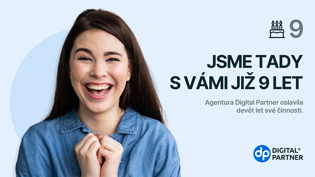 JSME TADY S VÁMI JIŽ 9 LET